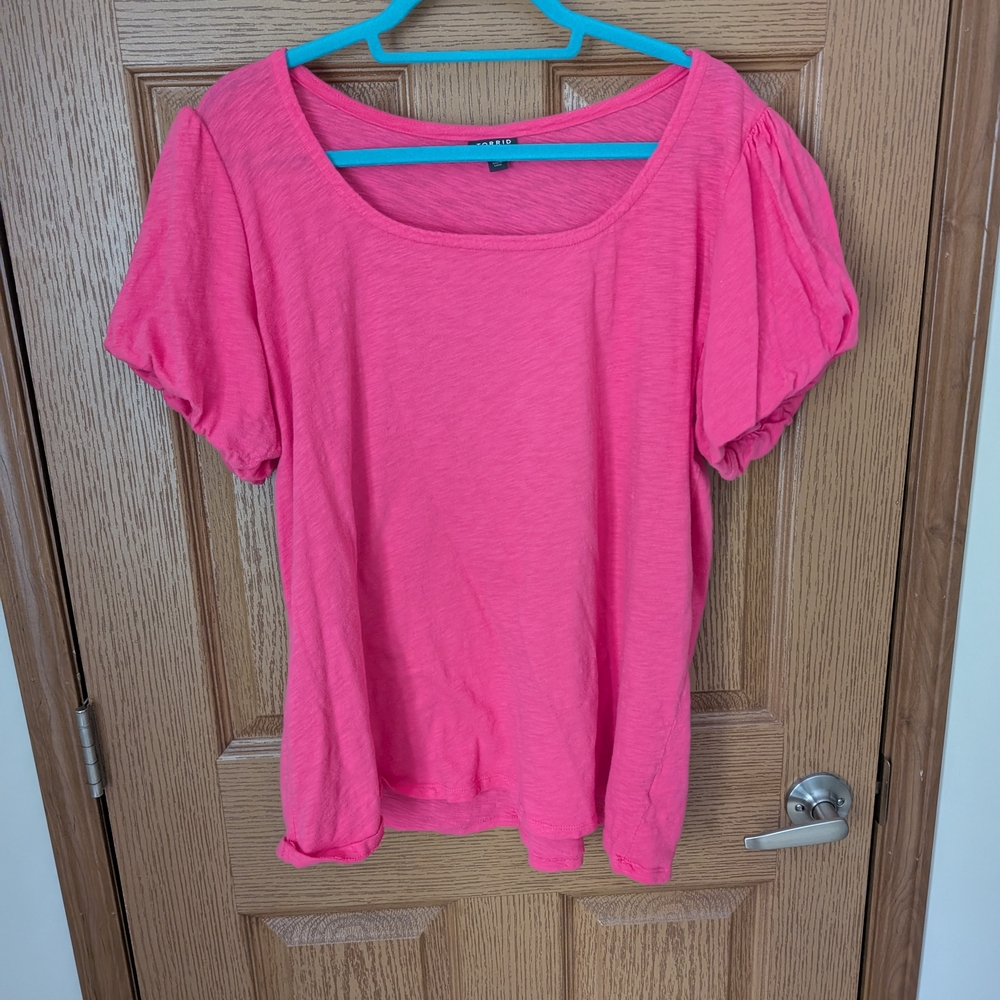 Torrid Pink Short Sleeve Tee
